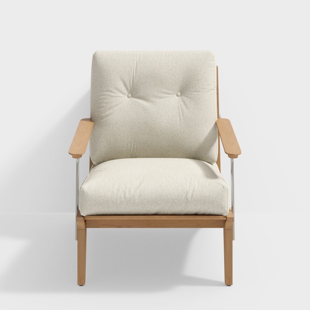 Shan Nian Mu Zuo Yanzhui Footstool Chair