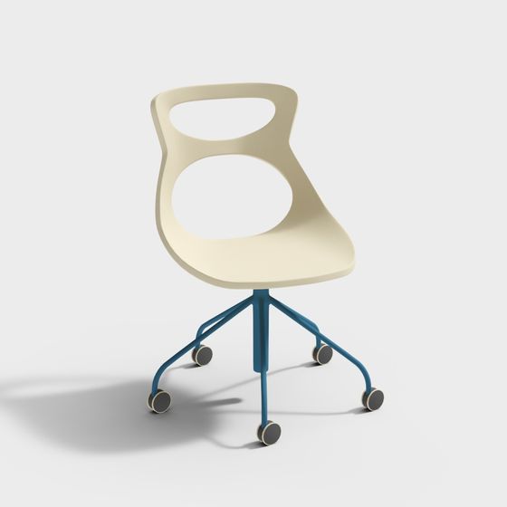 Streamlined Office Chair 3D model