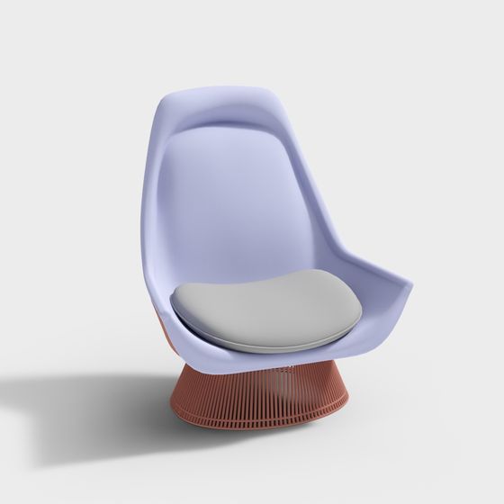 Stylish Streamlined Chair 3D model for Modern Design