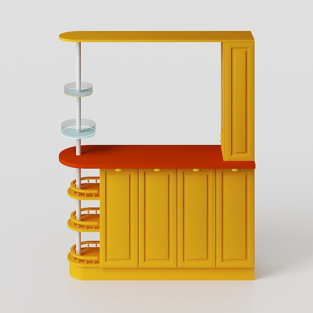 Modern wooden lockers