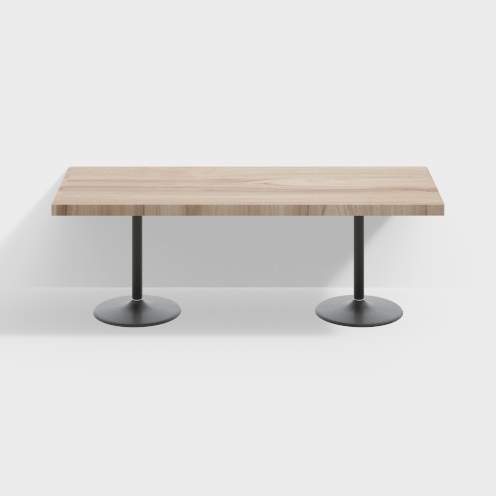 Cassina TABLE WITH LEGS COROLLE Apartment Le Corbus