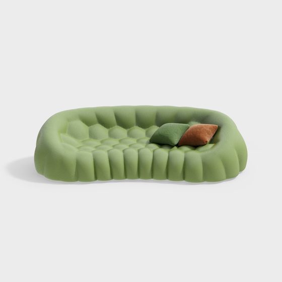 Low Polygon Artistic Sofa 3D model