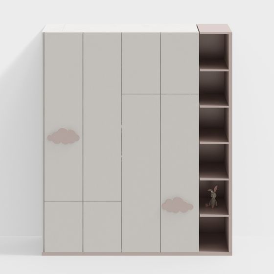 Cloud Wardrobe 3D Model