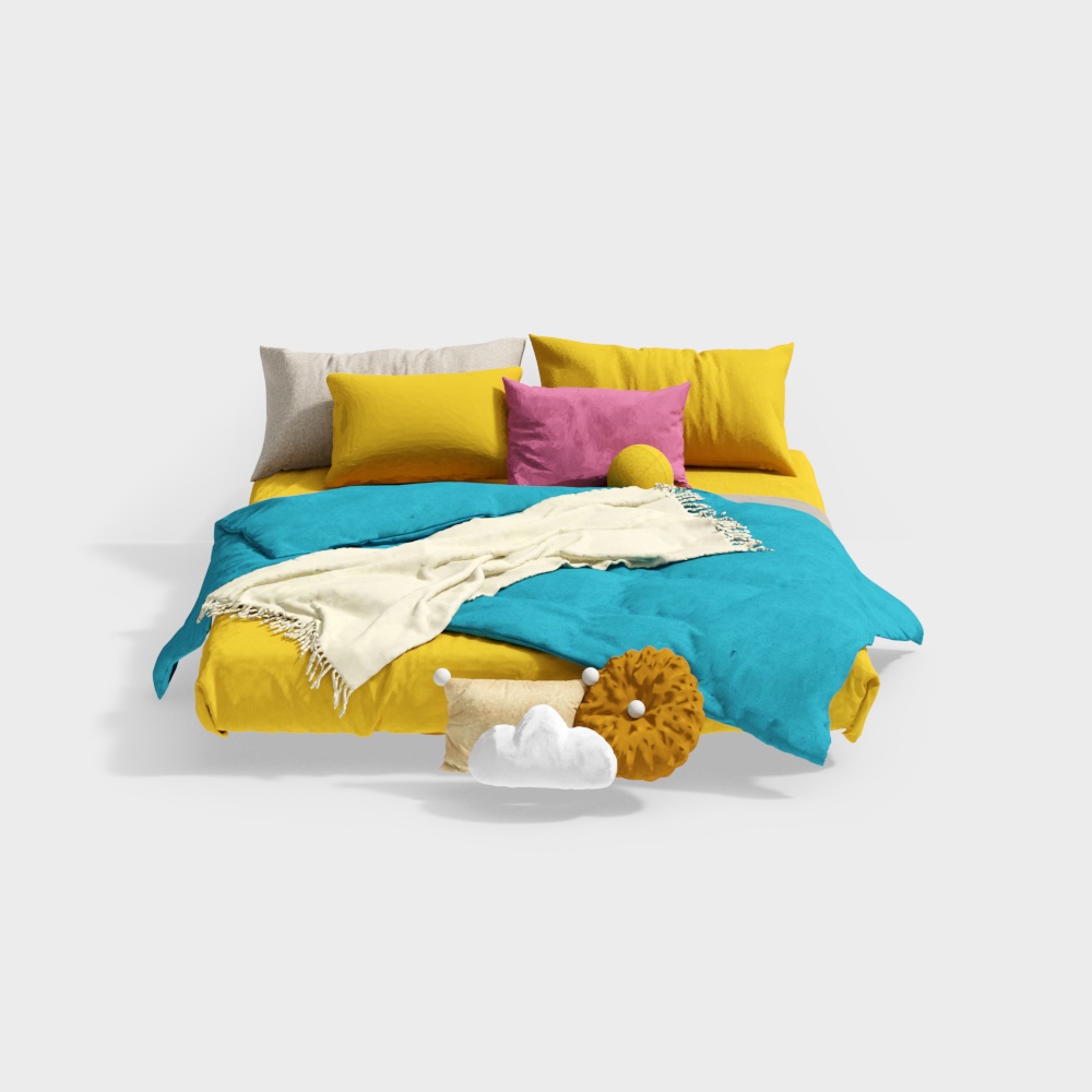 Tatami de chambre d'enfants de dopamine moderne