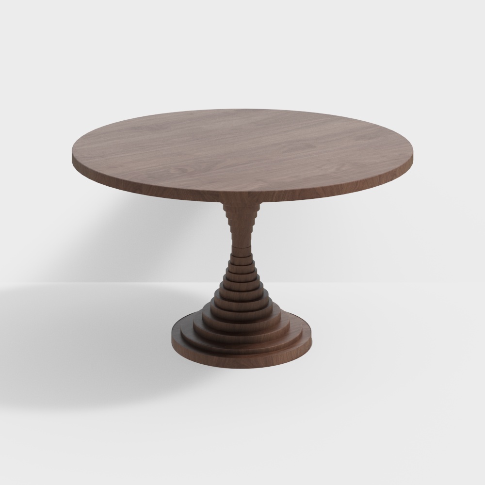 Современный круглый обеденный стол