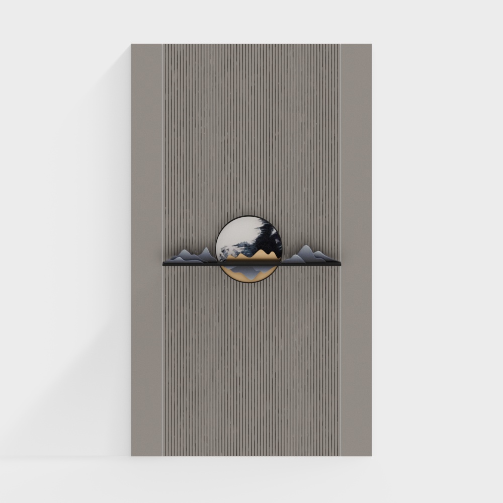 New Chinese Background Wall