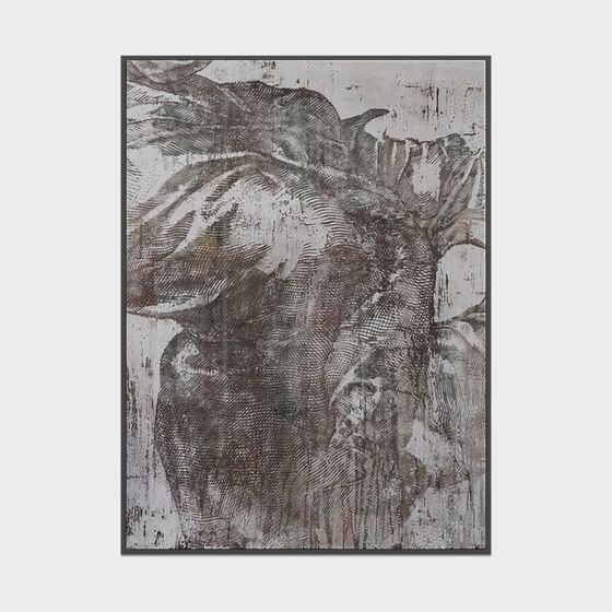 Ancient Style Wood Carving 3D model