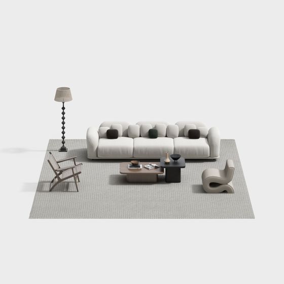New Chinese living room combination sofa