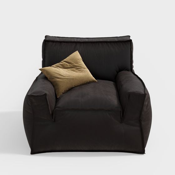 Luxury Low Poly Sofa 3D Model