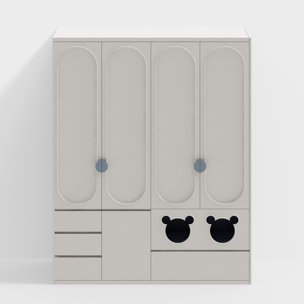 Tủ quần áo hoạt hình cho trẻ em