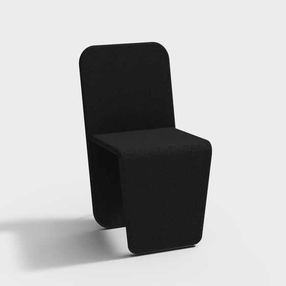 WHYGARDEN 現代黑色餐椅