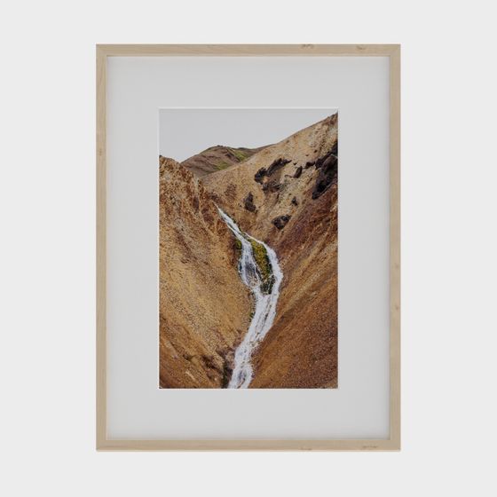 Mountain Waterfall 3D model for Creative Projects