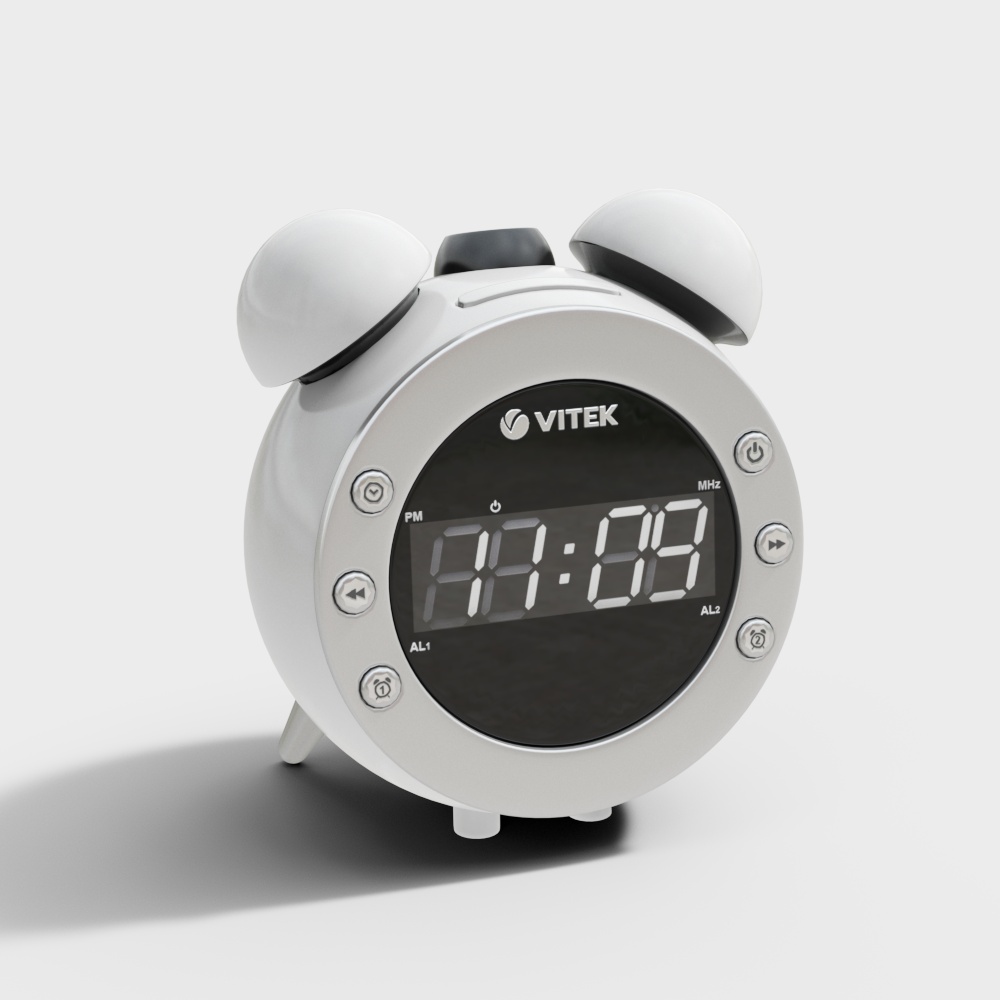 VITEK Digital Alarm Clock 3D model