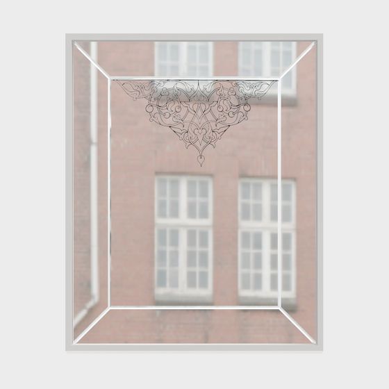 Vintage Window Ornate 3D model for Creative Projects