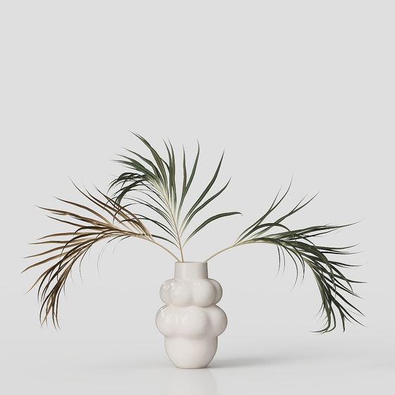 Stylish Modern Vase 3D model for Creative Projects