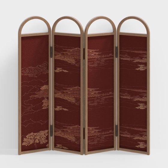 Neuer chinesischer Landschaftsmalerei-Bildschirm