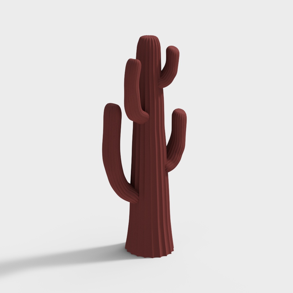 A cactus sculpture