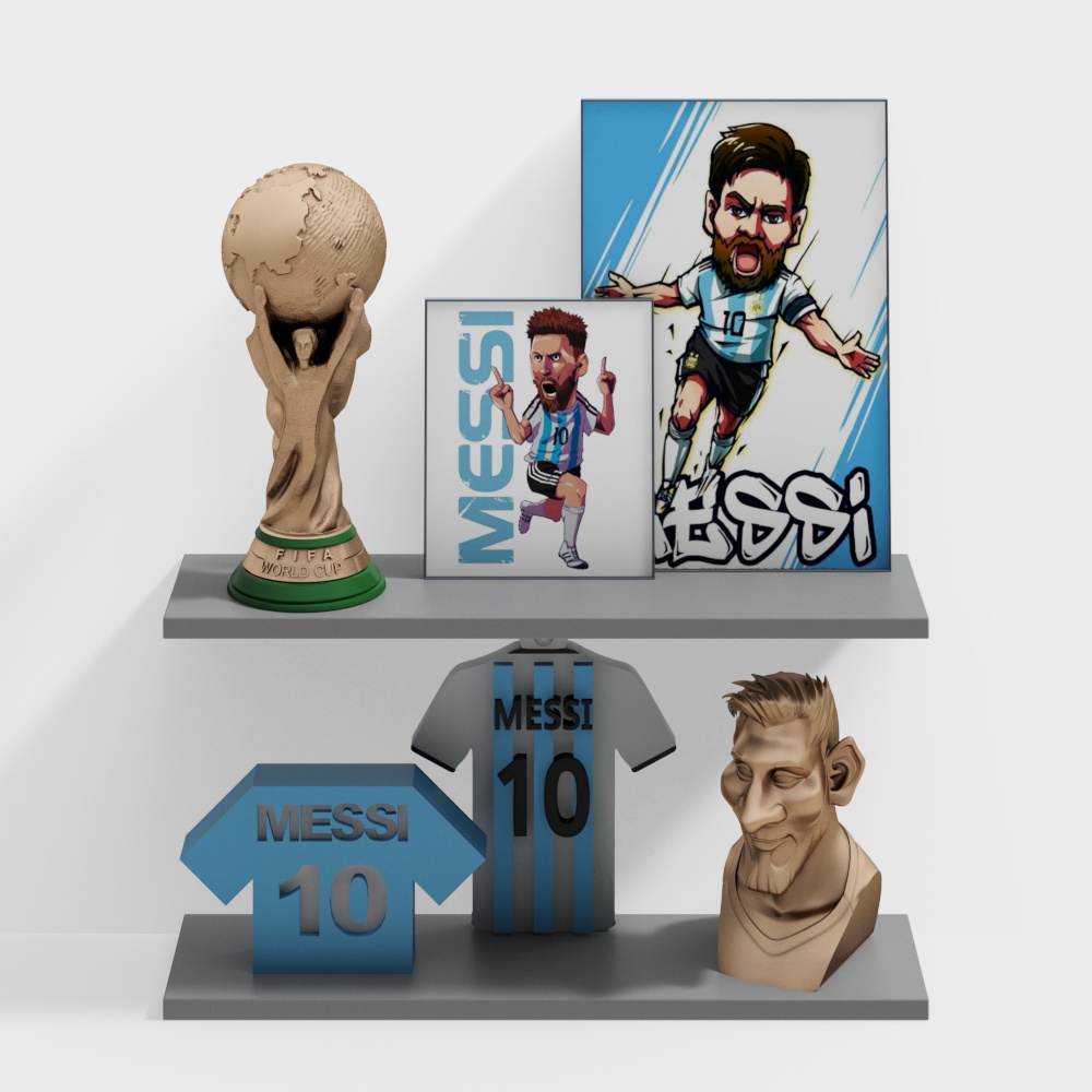 Lionel Messi 3D Model Collection