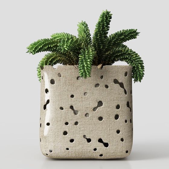 緑の植物の装飾品