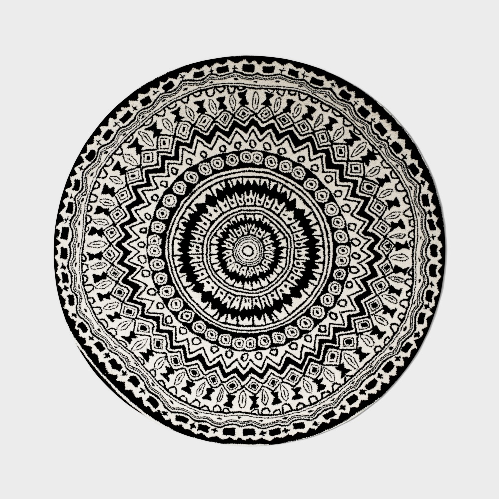 Modern round carpet