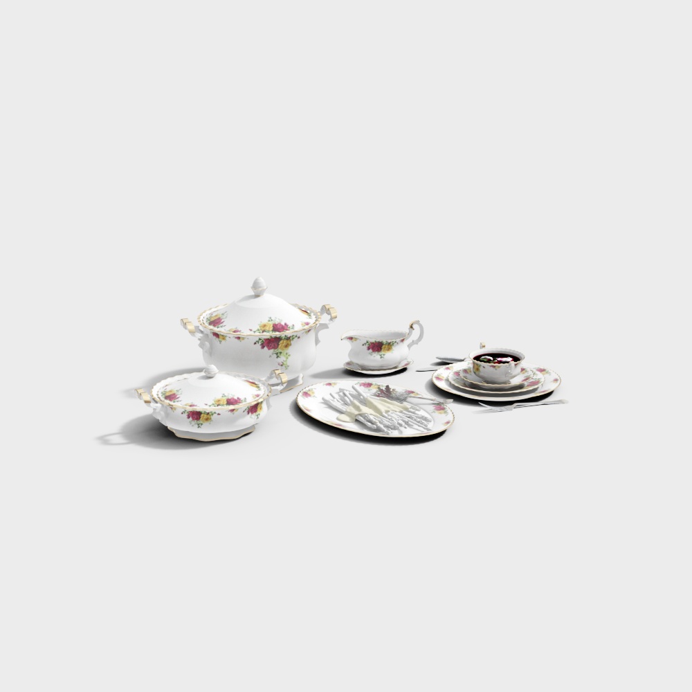 Ceramic tableware set