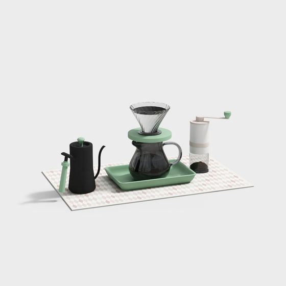 Coffee Time 3D model for Modern Aesthetics