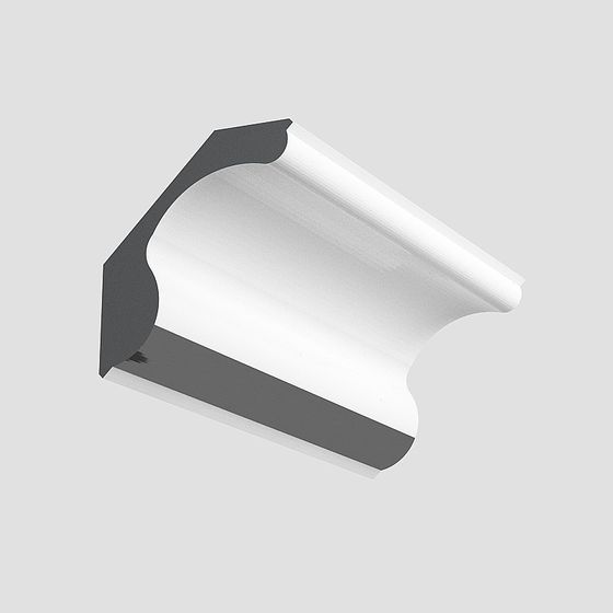 Chic Black and White Decorative Line 3D Model