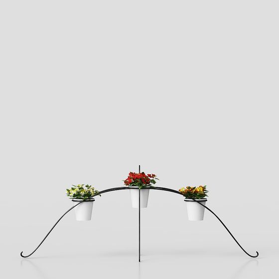 Floral Arc 3D model