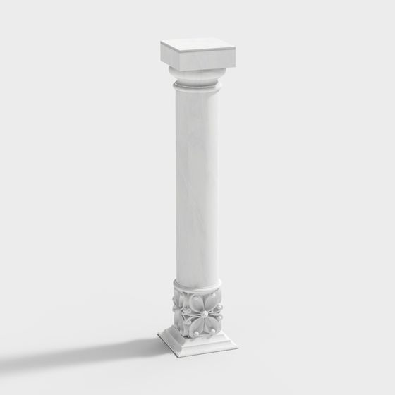 Elegant Roman Column 3D model