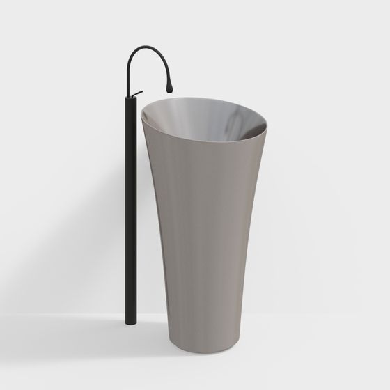 Minimalist Sink Design 3D model