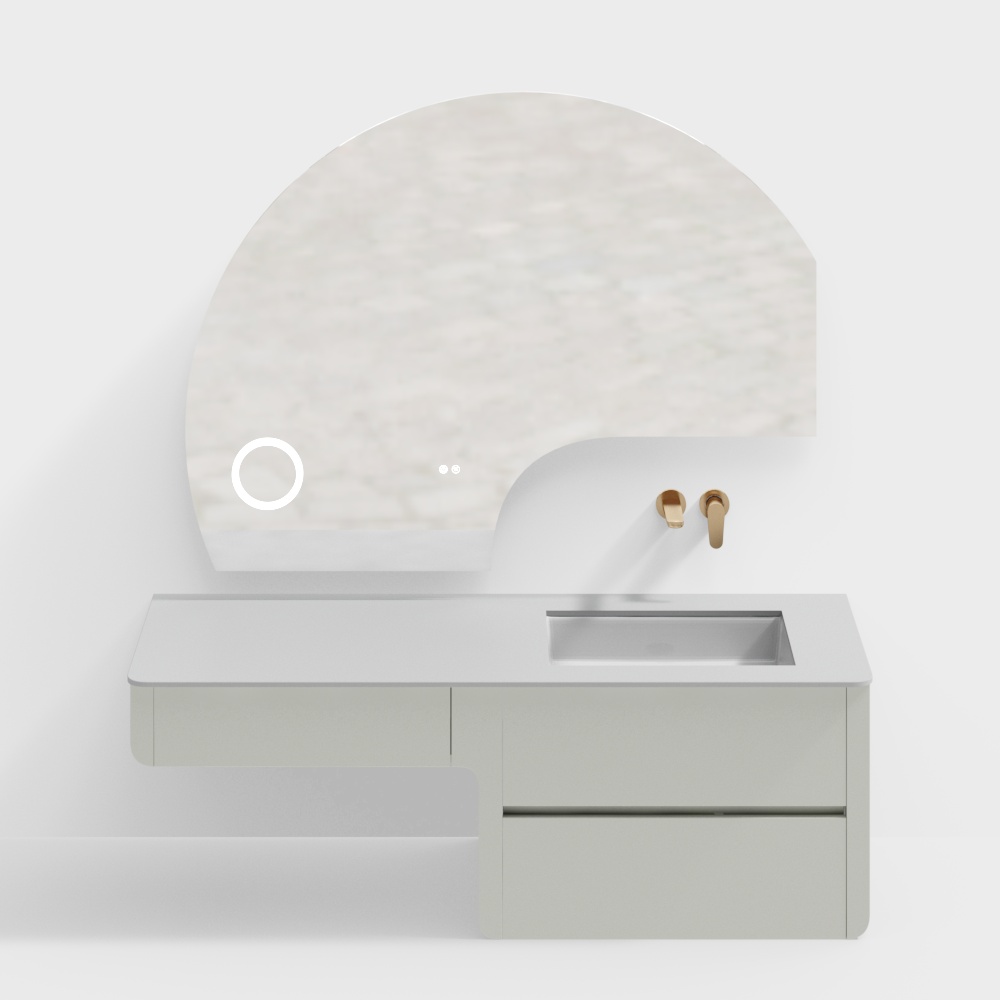 Modern simple bathroom cabinet