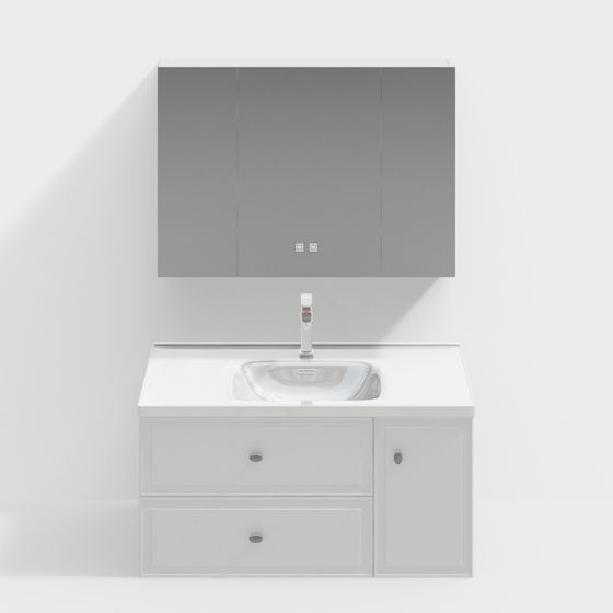 Современный кремовый воздушный шкаф для ванной