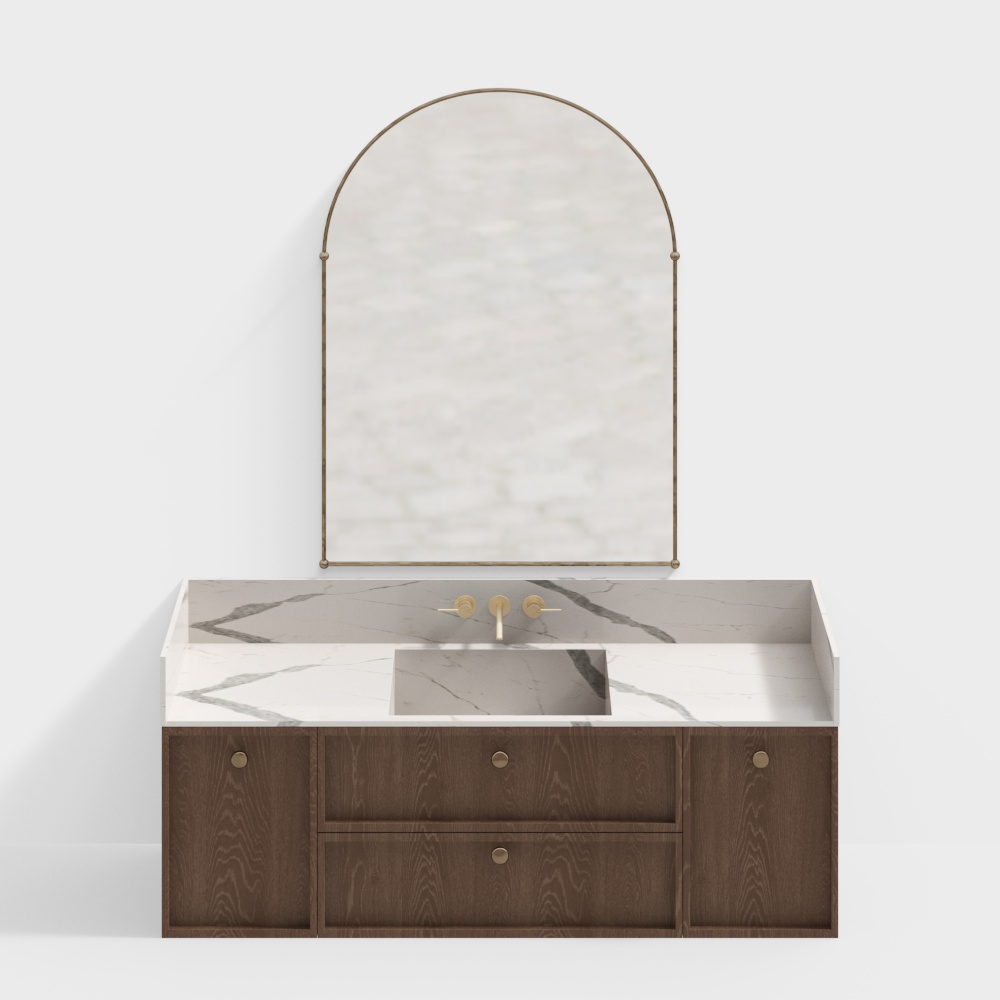 Ancient bathroom cabinet