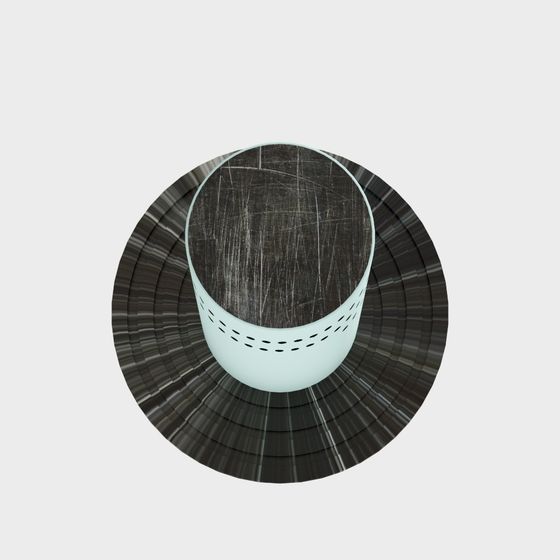 Retro Paper Hat 3D model