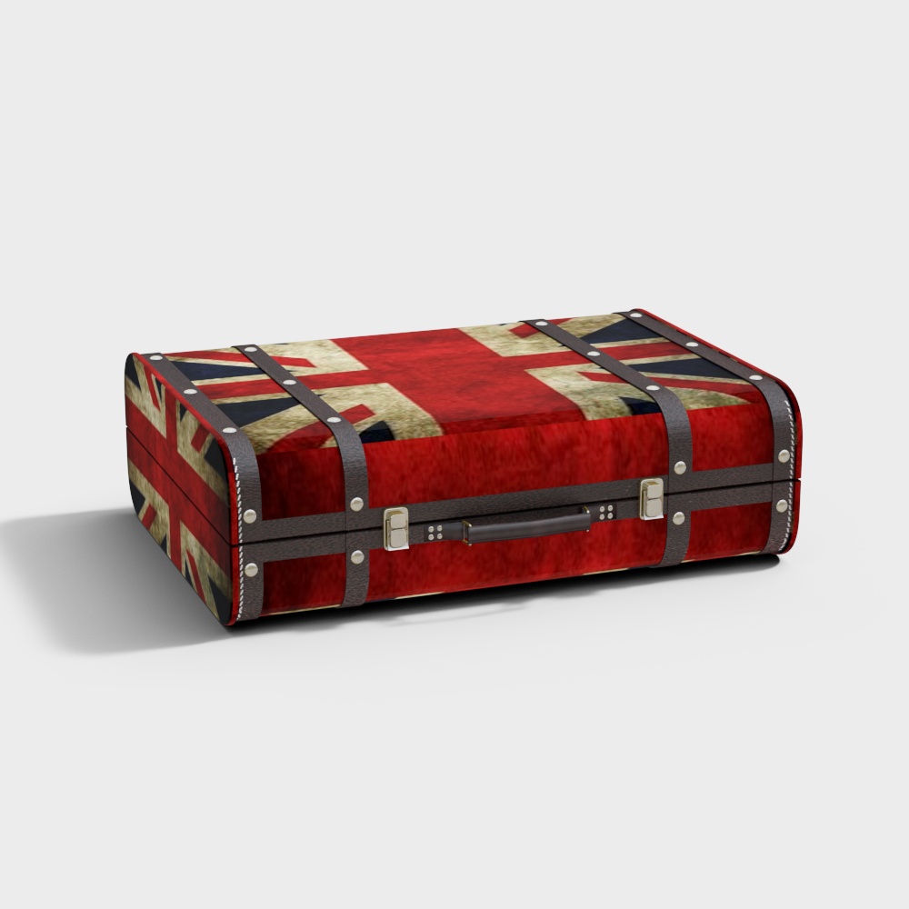 Industrial style Union Jack suitcase