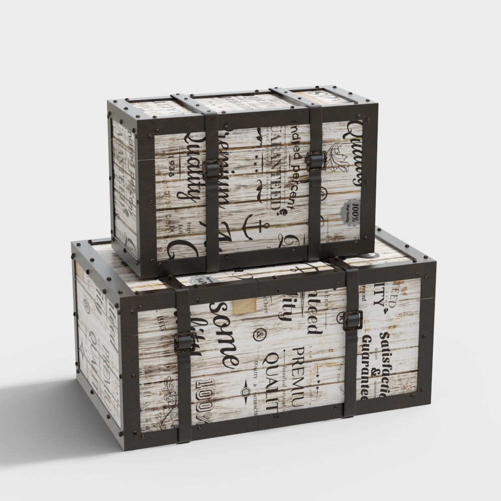 Industrial air storage box combination