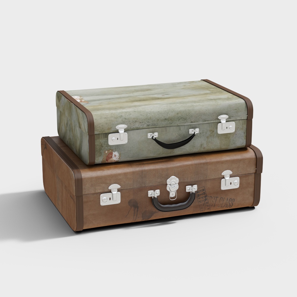 Kết hợp va li phong cách công nghiệp