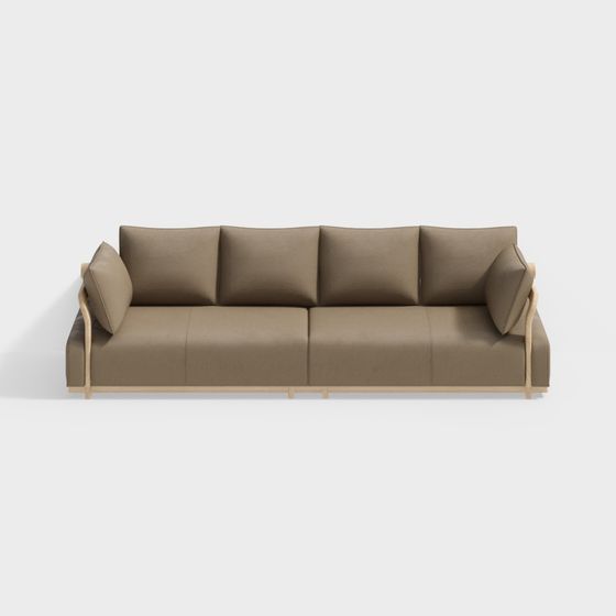 Thợ Thủ Công Gốc - Bộ Sưu Tập Gỗ - Sofa Bốn Chỗ 1043-4