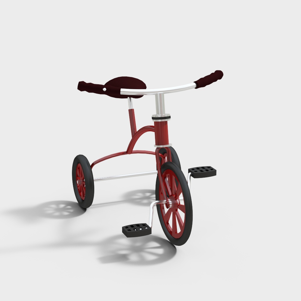 Whimsical Children's Tricycle 3D model