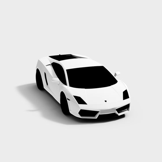 Sleek Modern Sports Car 3D model