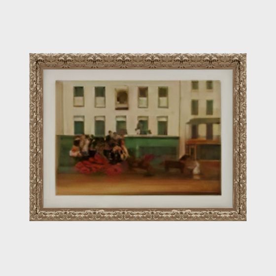 Peinture décorative vintage française