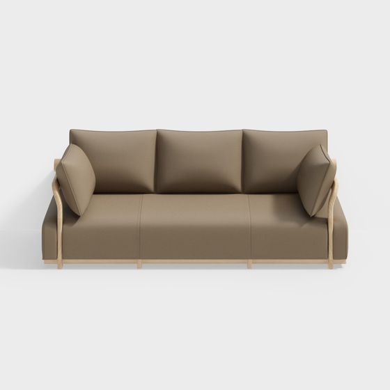 オリジナルクラフトマン - ソリッドウッドシリーズ - 1043-3 3人掛けソファ