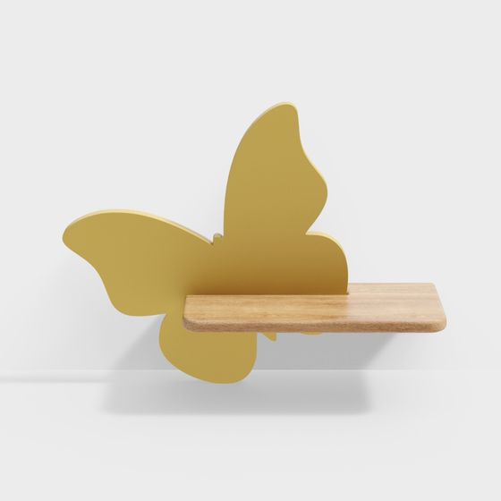 Butterfly Shelf 3D model