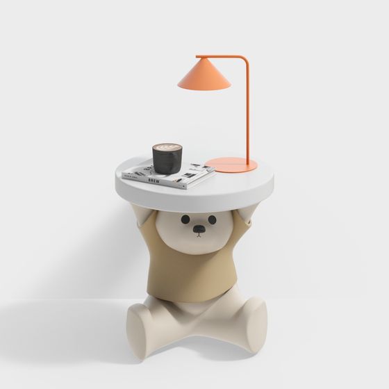 Bear Side Table 3D model