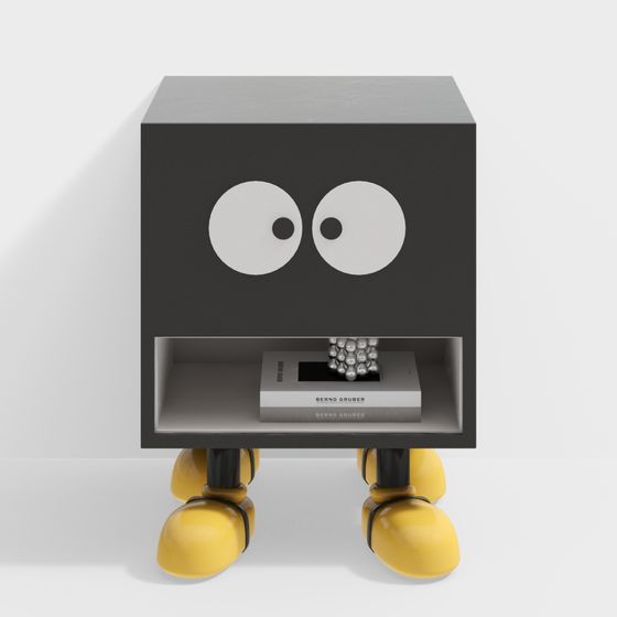 Cuboid Robot 3D Model