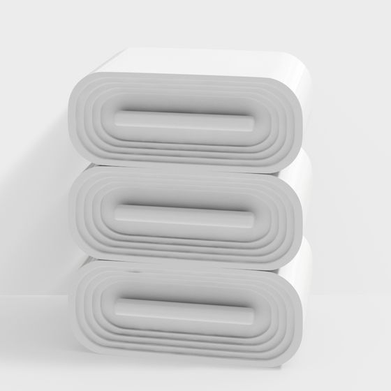 Flowing Stacks 3D model