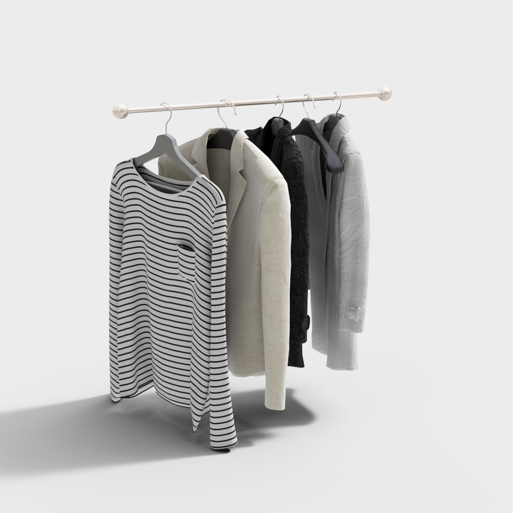 Ropa de tienda de ropa moderna