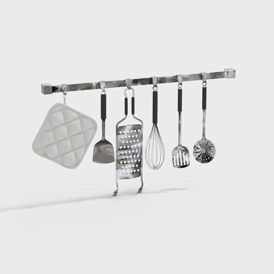 Kitchen Essentials Rack 3D model