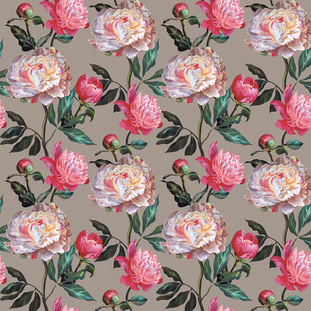 Vintage Oil Painting Flower Wallpaper (1000*1000)