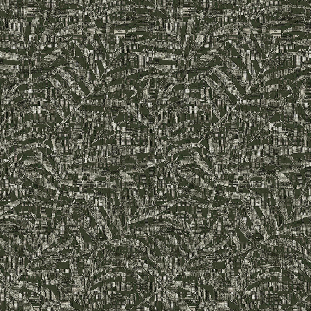 Green printed woven wall fabric (1000*1000)